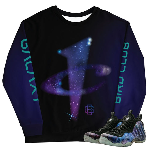 Foamposite One Galaxy "One Cent" Sweater - Sneaker Tees to match Air Jordan Sneakers