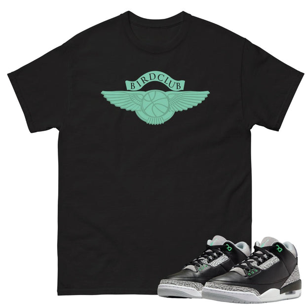 Retro 3 Green Glow Bentley Shirt - Sneaker Tees to match Air Jordan Sneakers