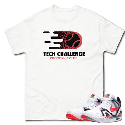 Air Tech Challenge 2 Hot Lava Ball Logo Shirt - Sneaker Tees to match Air Jordan Sneakers