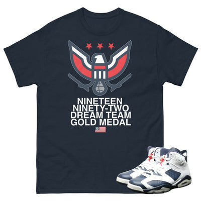 Retro 6 Olympic American Eagle Shirt (Navy)