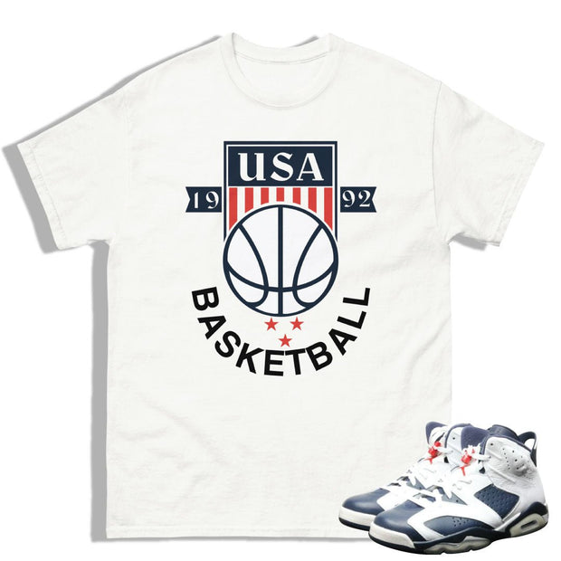 Retro 6 Olympic USA Basketball Shirt