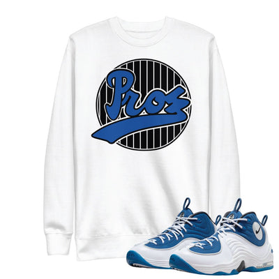Air Penny 2 Atlantic Blue "Pros" Sweatshirt - Sneaker Tees to match Air Jordan Sneakers