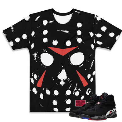 Retro 8 Playoff Killa Shirt (All Over Print) - Sneaker Tees to match Air Jordan Sneakers