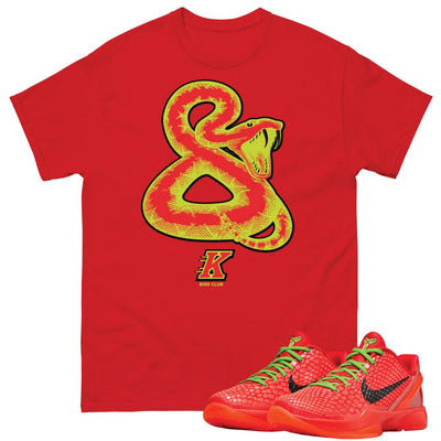 Reverse Grinch Kobe 6 Protro Snake 8 Shirt - Sneaker Tees to match Air Jordan Sneakers