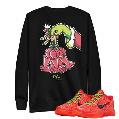 Kobe 6 Protro Reverse Grinch Championships Sweatshirt - Sneaker Tees to match Air Jordan Sneakers
