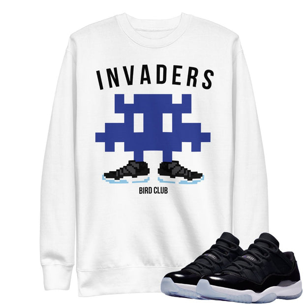 Retro 11 Space Jam Low Space Invaders Sweatshirt