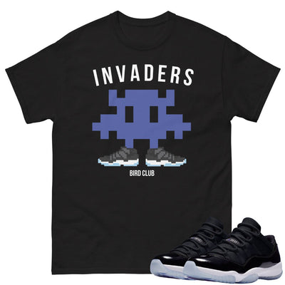 Retro 11 Space Jam Low Space Invaders Shirt