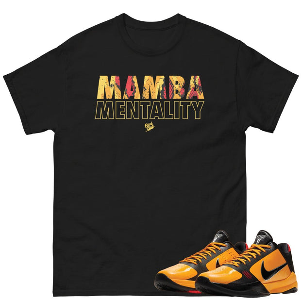 Kobe 5 Protro 'Bruce Lee' Mamba Mentality Shirt - Sneaker Tees to match Air Jordan Sneakers