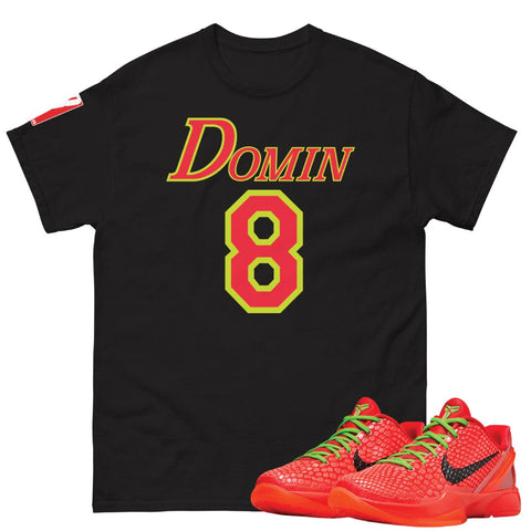 Reverse Grinch Kobe 6 Protro "Domin8-24 seven" Shirt - Sneaker Tees to match Air Jordan Sneakers