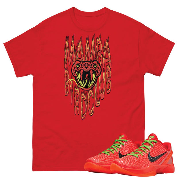 Reverse Grinch Kobe 6 Protro Mamba flames Shirt - Sneaker Tees to match Air Jordan Sneakers
