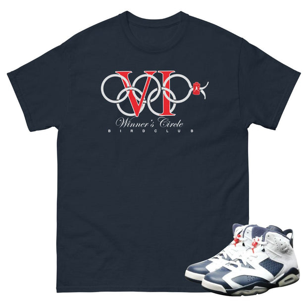 Retro 6 Olympic Shoelace Rings Shirts