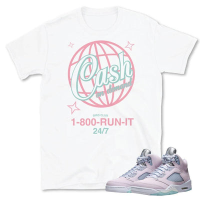 Retro 5 Easter Cash Shirt - Sneaker Tees to match Air Jordan Sneakers