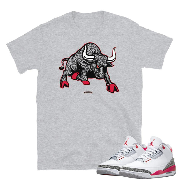 Retro 3 Fire Red OG Shirt - Sneaker Tees to match Air Jordan Sneakers