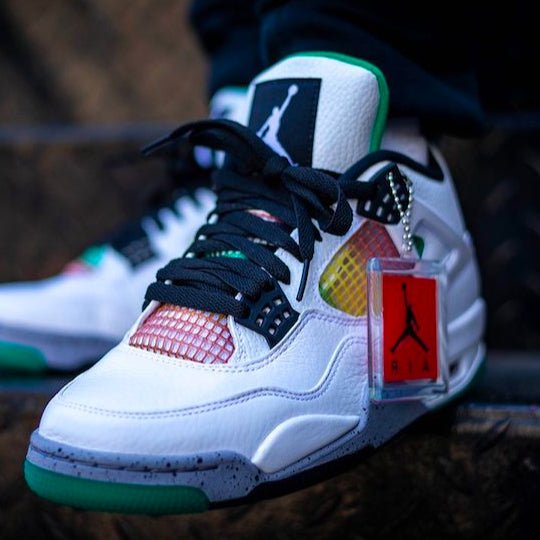 WOMENS RETRO 4 RASTA RELEASE - Sneaker Tees to match Air Jordan Sneakers