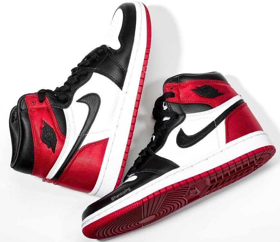 Women's Air Jordan 1 “Black Toe” - Sneaker Tees to match Air Jordan Sneakers
