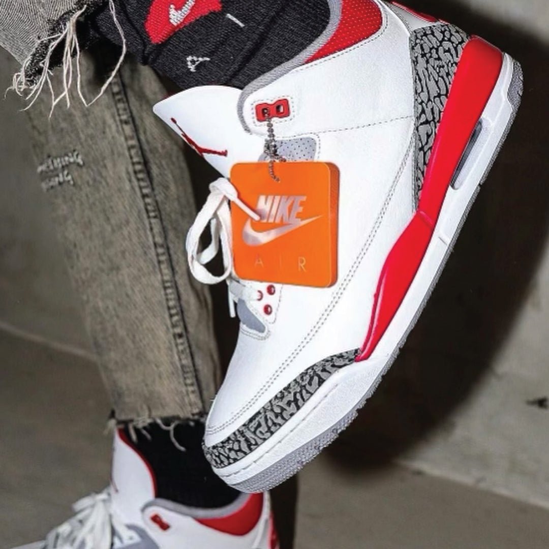 What to wear with your Fire Red Retro 3's. - Sneaker Tees to match Air Jordan Sneakers