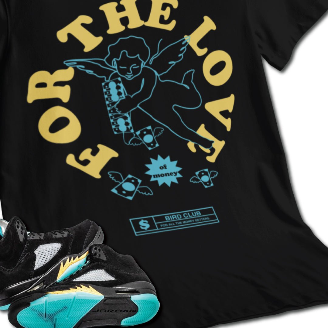 Air Jordan 5 “Aqua” and What to wear with them. - Sneaker Tees to match Air Jordan Sneakers
