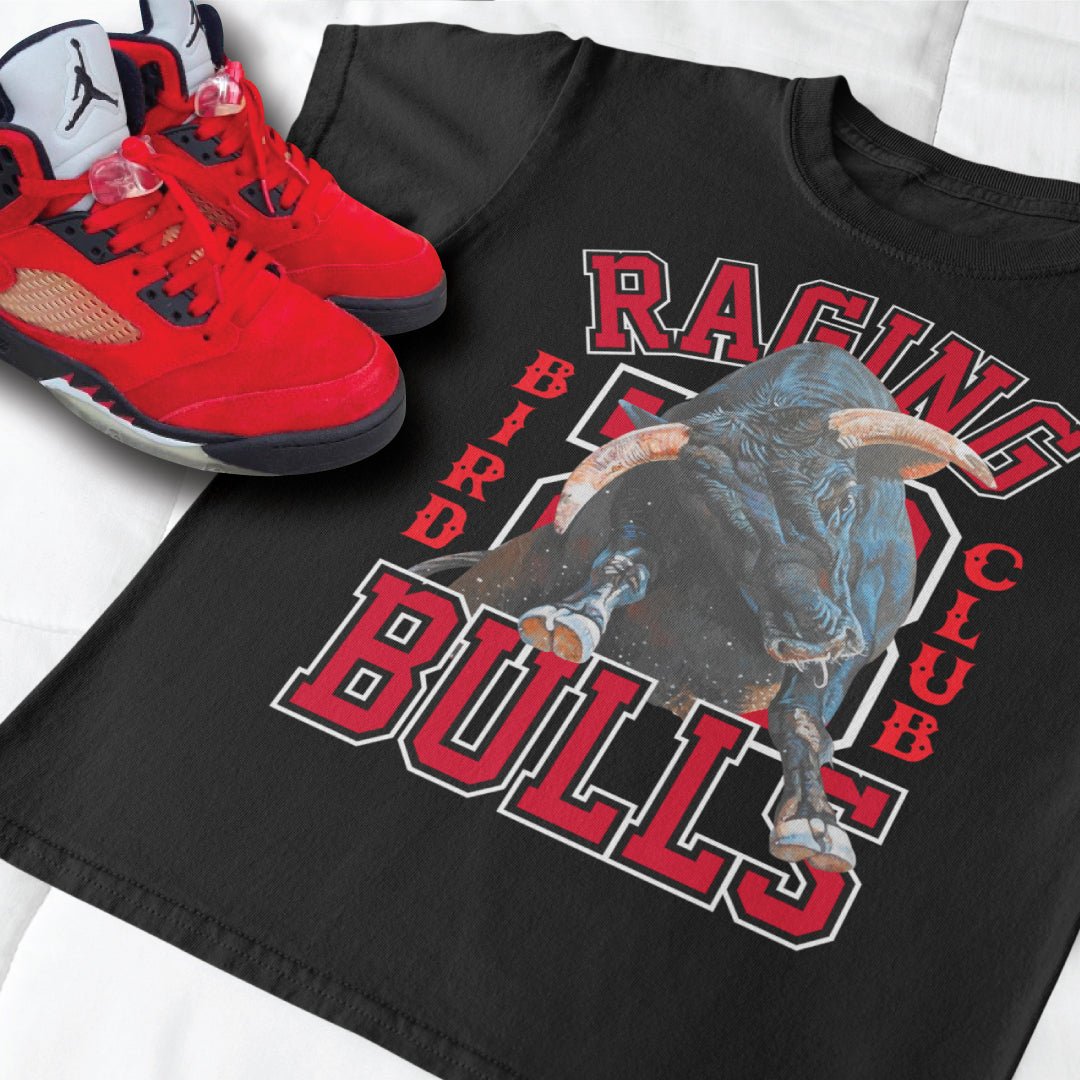 Just Added: Retro 5 "Raging Bull" shirt to match - Sneaker Tees to match Air Jordan Sneakers