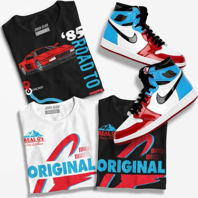 Retro 1 "Fearless" Sneaker Tees Collection