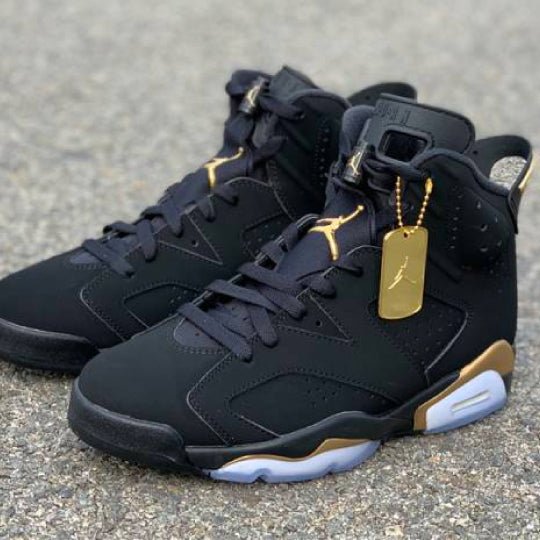 Retro 6 BLACK/GOLD Sneaker Tees to match & release info - Sneaker Tees to match Air Jordan Sneakers