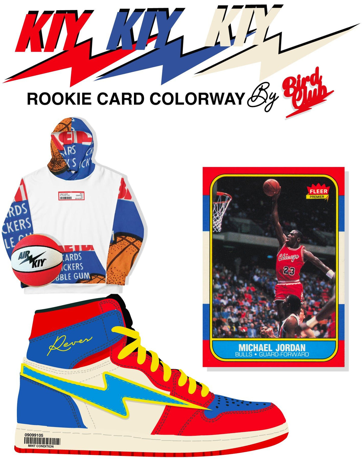 Kool Kiy "Rookie Card" Colorway Collab?????????? - Sneaker Tees to match Air Jordan Sneakers