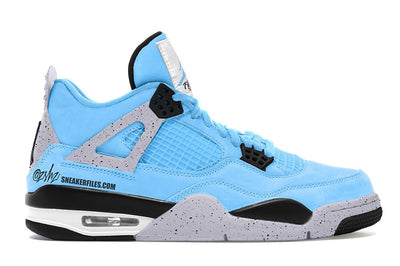 Air Jordan 4 “University Blue” with Splatter Release Date and Sneaker Tees to match