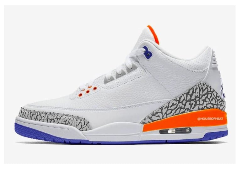 Air Jordan 3 Knicks Rivals Release info - Sneaker Tees to match Air Jordan Sneakers