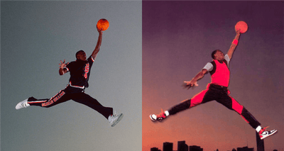 Was the Jumpman logo inspired by New Balance?