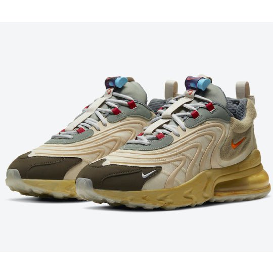 TRAVIS SCOTT X NIKE AIR MAX 270 REACT “CACTUS TRAILS” - Sneaker Tees to match Air Jordan Sneakers