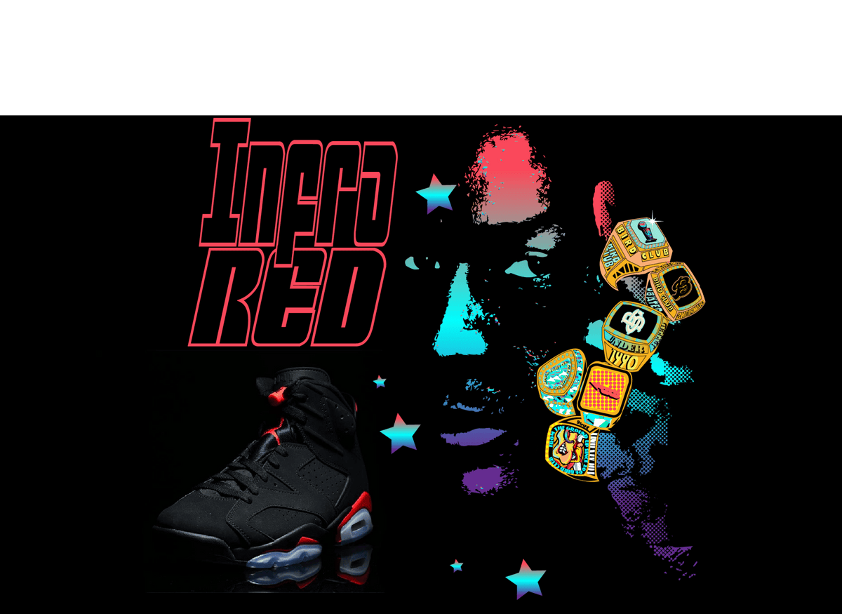 NEW Infrared 6 Sneaker Tees - Sneaker Tees to match Air Jordan Sneakers