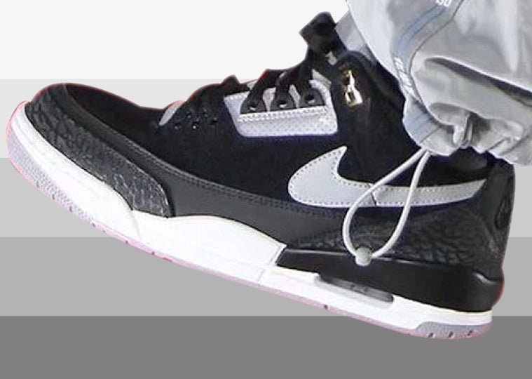 The Tinker 3 revisits in August in a Black, Cement Grey and Elephant Print - Sneaker Tees to match Air Jordan Sneakers
