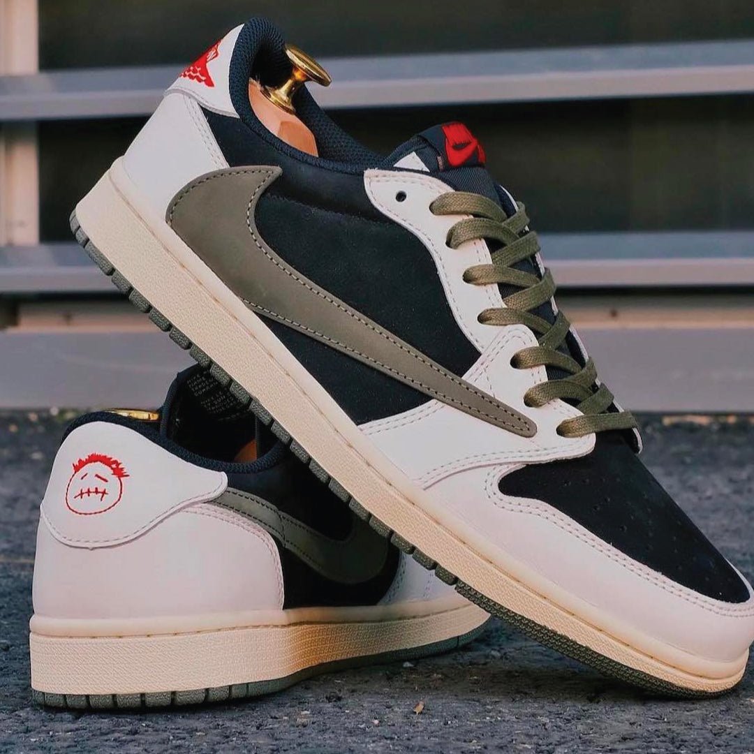 RETRO 1 LOW OG "OLIVE" X TRAVIS SCOTT SHIRTS - Sneaker Tees to match Air Jordan Sneakers