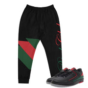 Retro 2 Low Christmas Italian Stripes Joggers - Sneaker Tees to match Air Jordan Sneakers