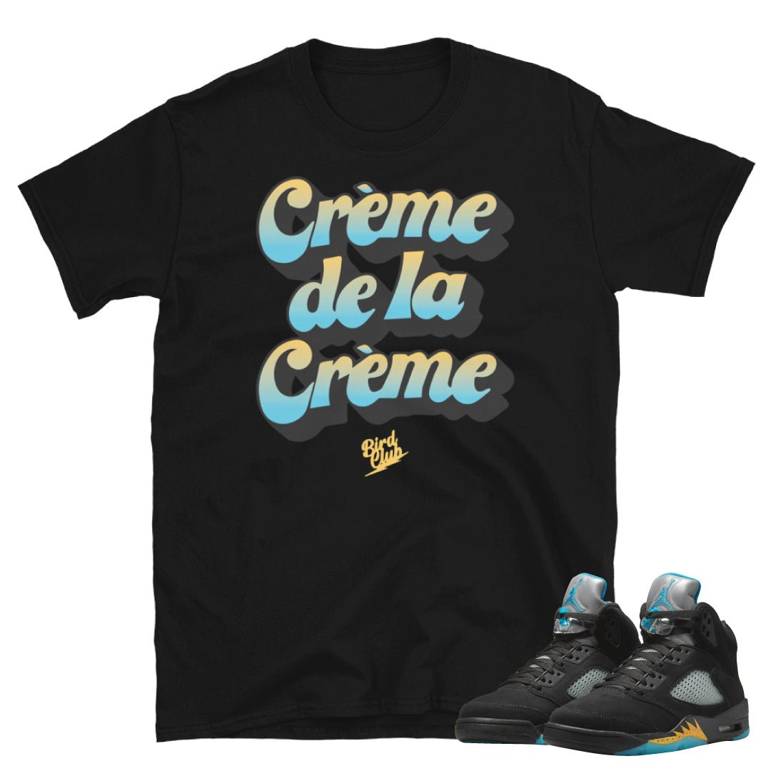 Retro 5 Aqua Shirt - Sneaker Tees to match Air Jordan Sneakers