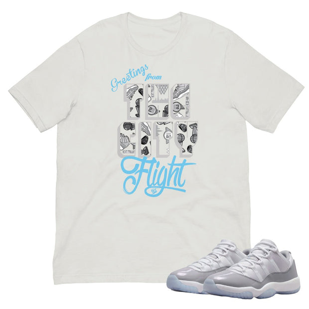 Retro 11 Low Cement Grey Shirt - Sneaker Tees to match Air Jordan Sneakers