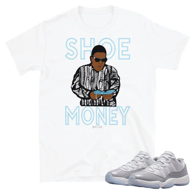 Retro 11 Low Cement Grey "Shoe Money" Shirt - Sneaker Tees to match Air Jordan Sneakers