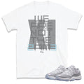 Retro 11 Low Cement Grey "We are not the same" Shirt - Sneaker Tees to match Air Jordan Sneakers