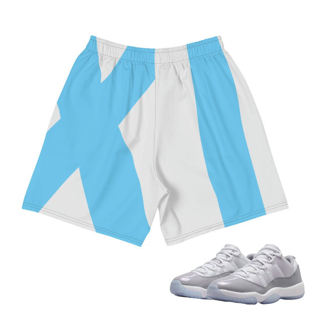 Retro 11 Low Cement Grey XI Shorts - Sneaker Tees to match Air Jordan Sneakers