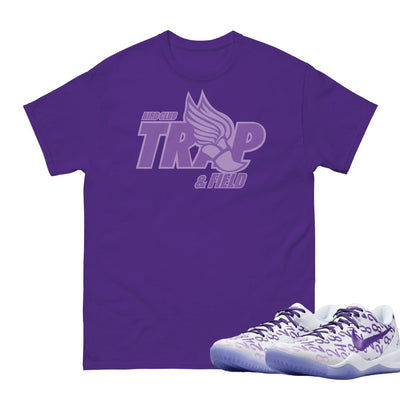 Kobe 8 "Court Purple" Trap Shirt - Sneaker Tees to match Air Jordan Sneakers