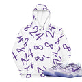 Kobe Protro 8 "Court Purple" 8 24 Hoodie - Sneaker Tees to match Air Jordan Sneakers