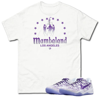 Kobe "Court Purple" Mambaland Shirt - Sneaker Tees to match Air Jordan Sneakers