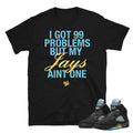 Retro 5 Aqua Shirt - Sneaker Tees to match Air Jordan Sneakers