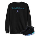 RETRO 6 AQUA BUILT DIFFERENT SWEATSHIRT - Sneaker Tees to match Air Jordan Sneakers