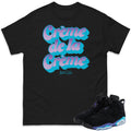 RETRO 6 AQUA Creme de la Creme SHIRT - Sneaker Tees to match Air Jordan Sneakers