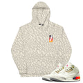 Retro 3 J.Balvin Sunsets Crackle Hoodie - Sneaker Tees to match Air Jordan Sneakers