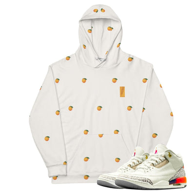 Retro 3 J.Balvin Khaled Oranges Hoodie - Sneaker Tees to match Air Jordan Sneakers