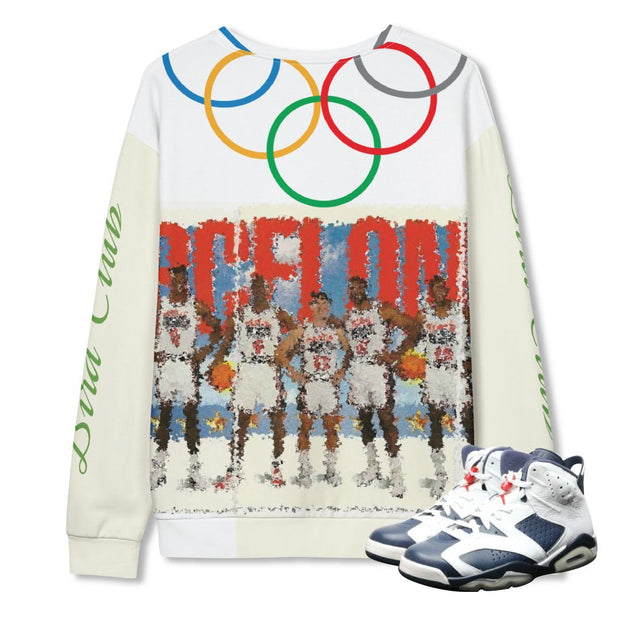 Retro 6 Olympic Team Picture Sweater