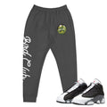 Retro 13 Black Flint Hologram Print Joggers - Sneaker Tees to match Air Jordan Sneakers