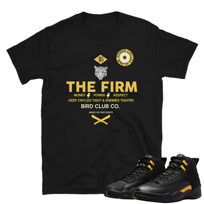 Retro 12 Black Taxi The Firm Shirt - Sneaker Tees to match Air Jordan Sneakers