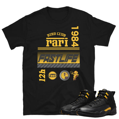 Retro 12 Black Taxi Rari Shirt - Sneaker Tees to match Air Jordan Sneakers